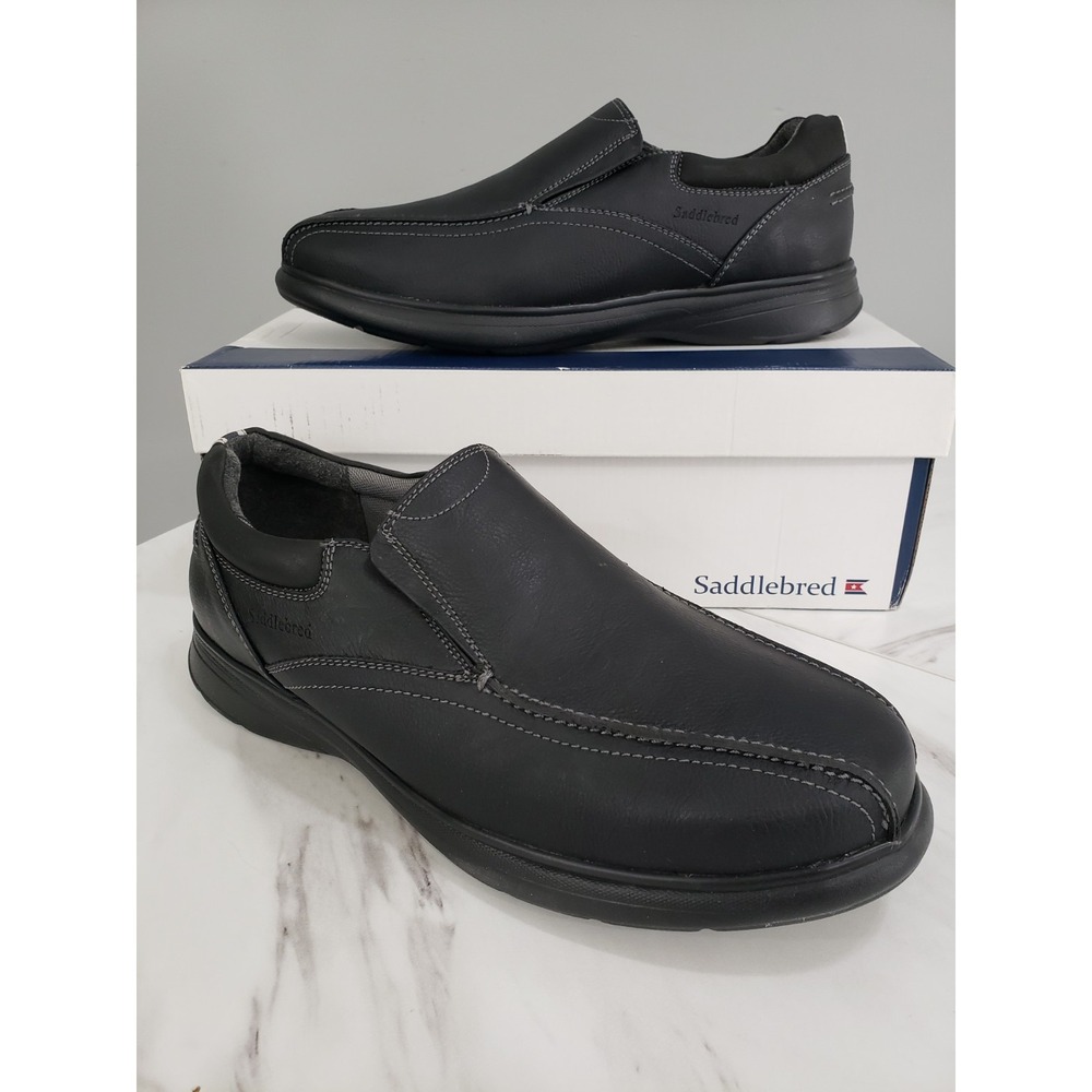 Saddlebred Tallon Black Loafers 11.5 Slip-On Dress Shoes Comfort Casual Office